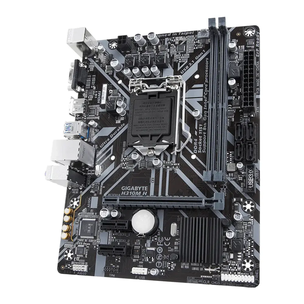 Gigabyte Motherboard H310M H DDR4 For Intel 8th | 9th Gen view 3
